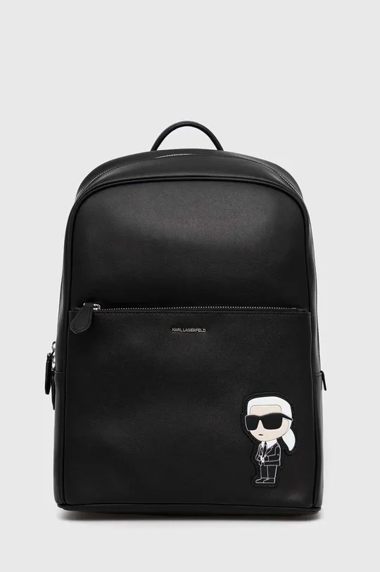 crna Kožni ruksak Karl Lagerfeld Unisex