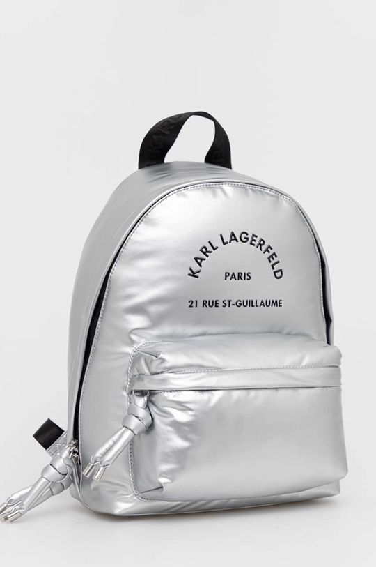 Karl Lagerfeld plecak srebrny