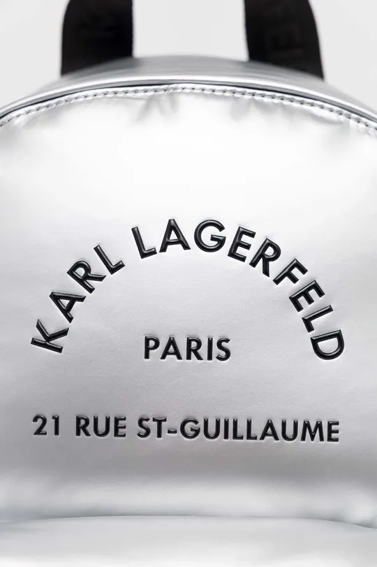 Σακίδιο πλάτης Karl Lagerfeld  Κύριο υλικό: 96% Πολυαμίδη, 4% Poliuretan Φόδρα: 100% Βαμβάκι