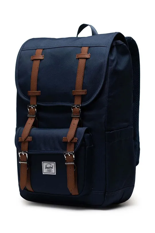 Herschel plecak 11391-00007-OS Little America Mid Backpack 100 % Poliester z recyklingu