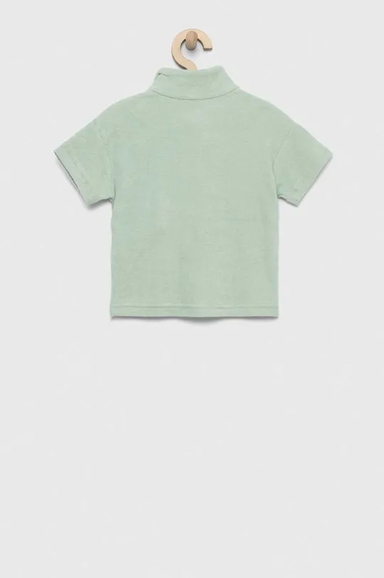 Παιδικά βαμβακερά μπλουζάκια πόλο Fila πράσινο