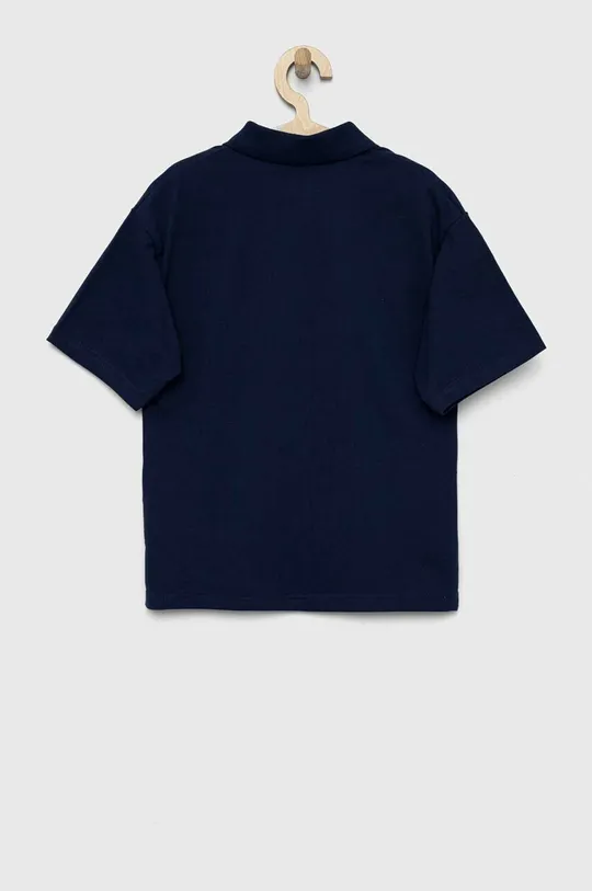 Παιδικά βαμβακερά μπλουζάκια πόλο Fila σκούρο μπλε