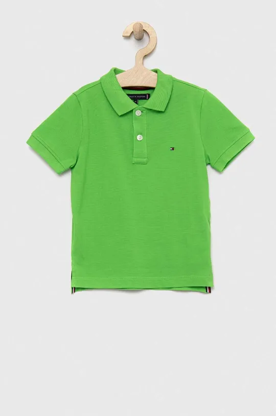πράσινο Παιδικά βαμβακερά μπλουζάκια πόλο Tommy Hilfiger Για αγόρια