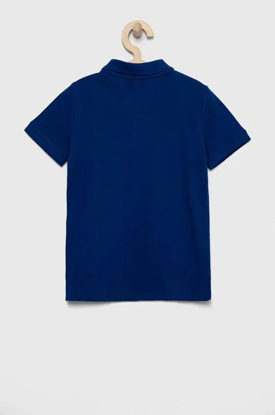 Παιδικά βαμβακερά μπλουζάκια πόλο Tommy Hilfiger σκούρο μπλε