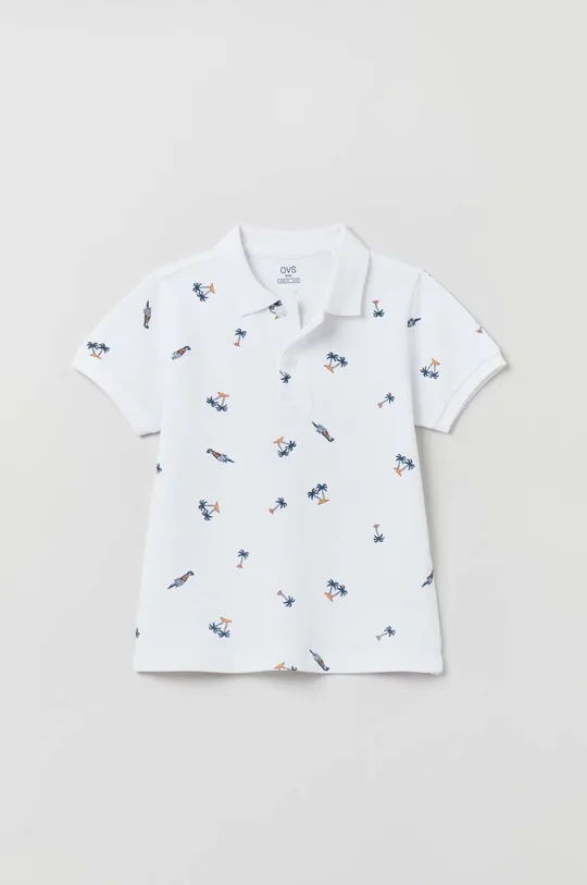 λευκό Παιδικά βαμβακερά μπλουζάκια πόλο OVS Για αγόρια