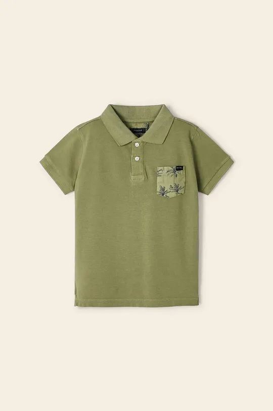 Παιδικό πουκάμισο πόλο Mayoral πράσινο