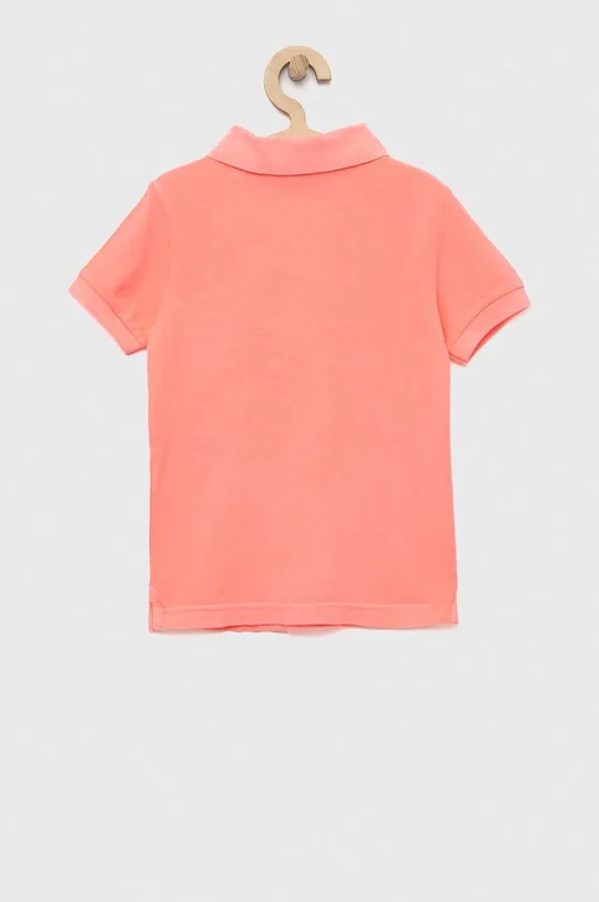 Pamučna polo majica United Colors of Benetton roza