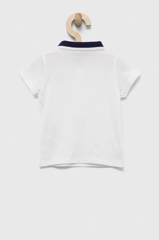 Polo majica za bebe United Colors of Benetton bijela