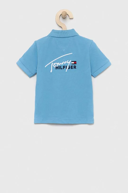 Polo majica za bebe Tommy Hilfiger plava