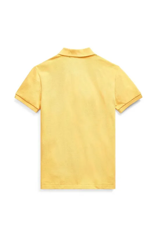 Παιδικά βαμβακερά μπλουζάκια πόλο Polo Ralph Lauren κίτρινο
