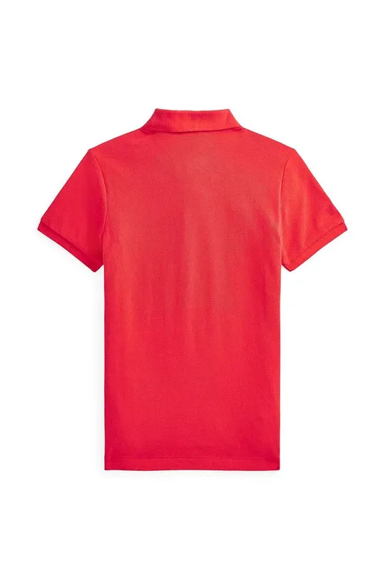 Παιδικά βαμβακερά μπλουζάκια πόλο Polo Ralph Lauren κόκκινο