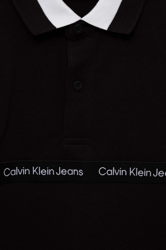 Детское поло Calvin Klein Jeans  94% Хлопок, 6% Эластан