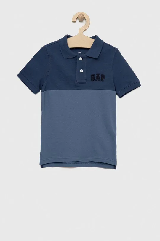 plava Pamučna polo majica GAP Za dječake