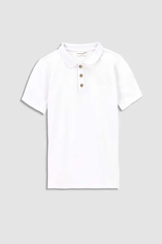 λευκό Παιδικά βαμβακερά μπλουζάκια πόλο Coccodrillo Για αγόρια