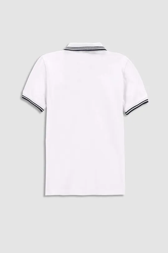 Dječja polo majica Coccodrillo bijela