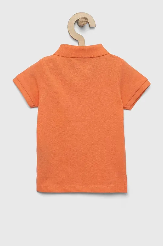 Βρεφικά βαμβακερά μπλουζάκια πόλο zippy πορτοκαλί