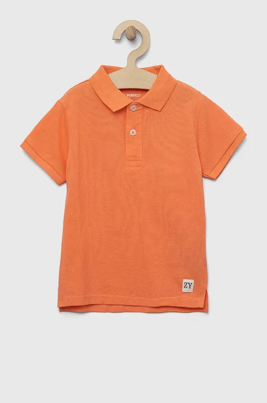 narančasta Pamučna polo majica zippy Za dječake