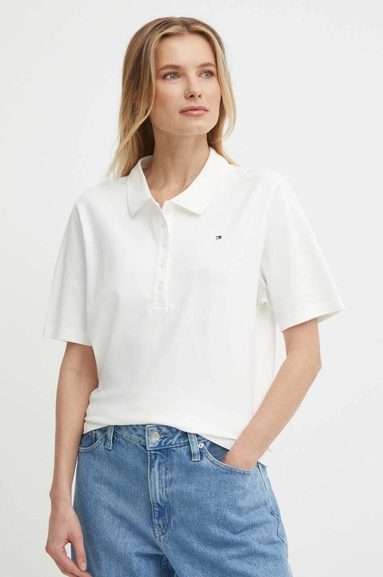 beige Tommy Hilfiger polo Donna