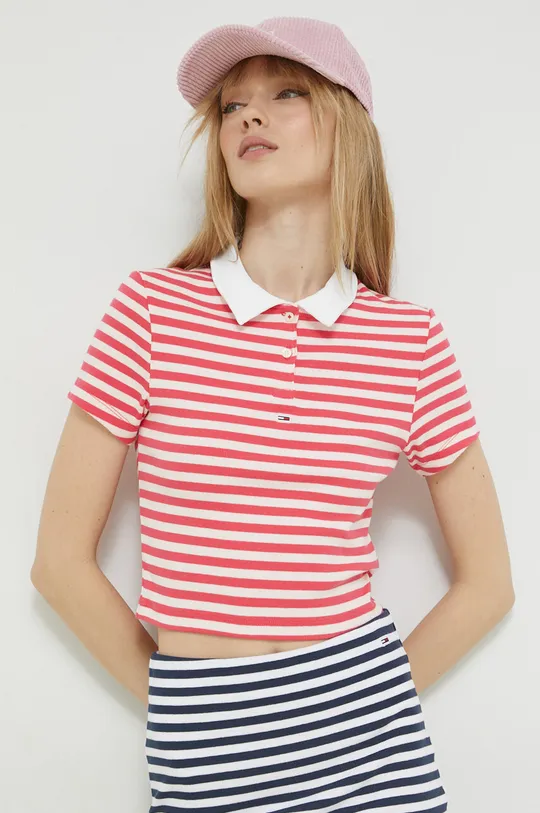 roza Polo Tommy Jeans