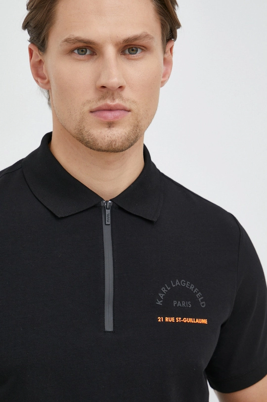 czarny Karl Lagerfeld polo