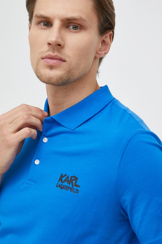 niebieski Karl Lagerfeld polo