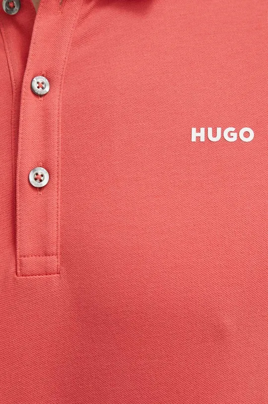 ružová Polo tričko HUGO