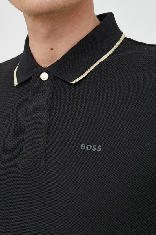 BOSS polo bawełniane Męski