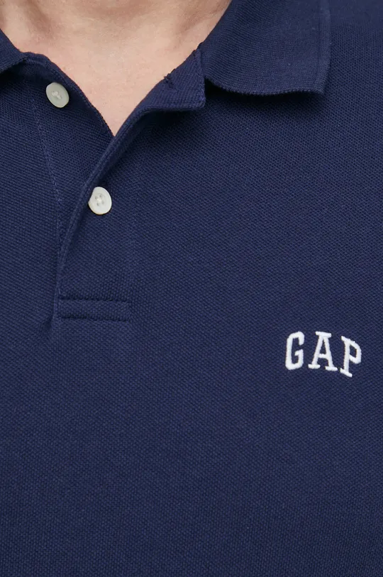 Βαμβακερό μπλουζάκι πόλο GAP