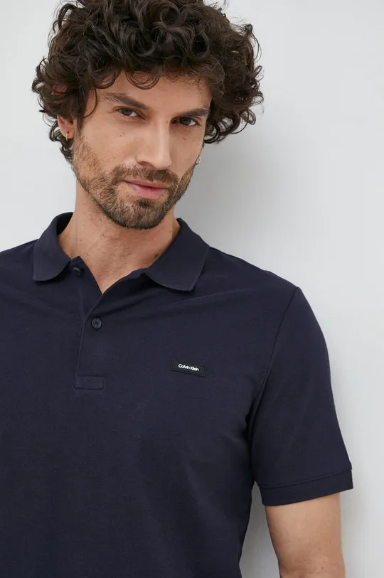 mornarsko plava Polo majica Calvin Klein