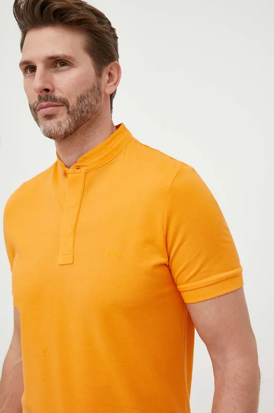 πορτοκαλί Βαμβακερό μπλουζάκι πόλο Liu Jo Ανδρικά