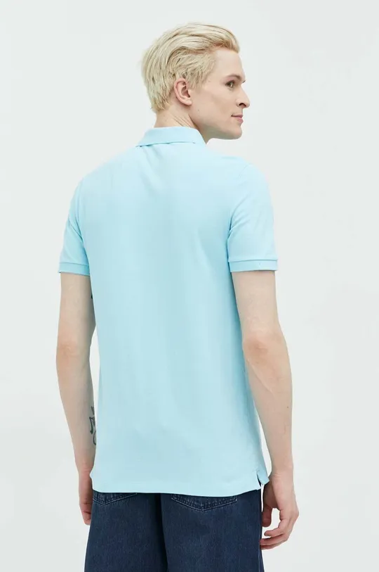 Polo tričko Abercrombie & Fitch modrá