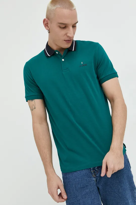 zelena Pamučna polo majica Jack & Jones JJEJOE