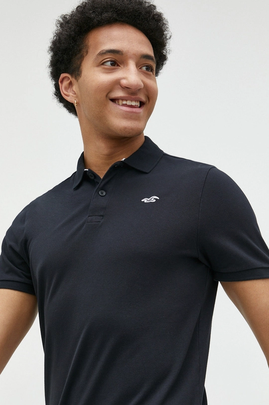 czarny Hollister Co. polo Męski