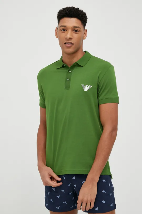 πράσινο Πιτζάμα πόλο Emporio Armani Underwear