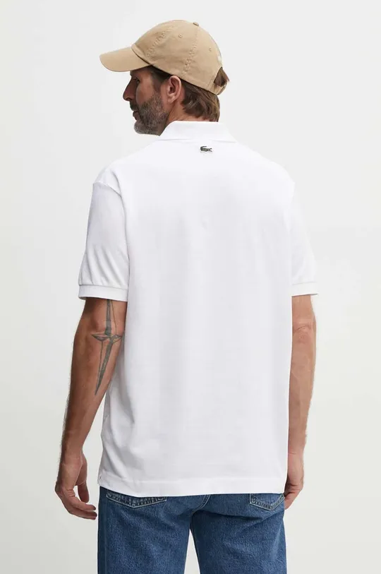 Памучна тениска с яка Lacoste x Netflix  100% памук