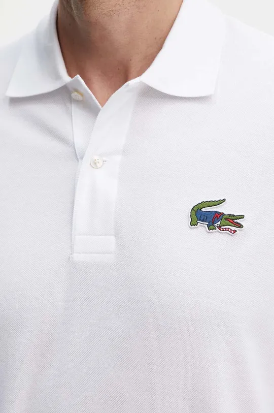 Βαμβακερό μπλουζάκι πόλο Lacoste x Netflix