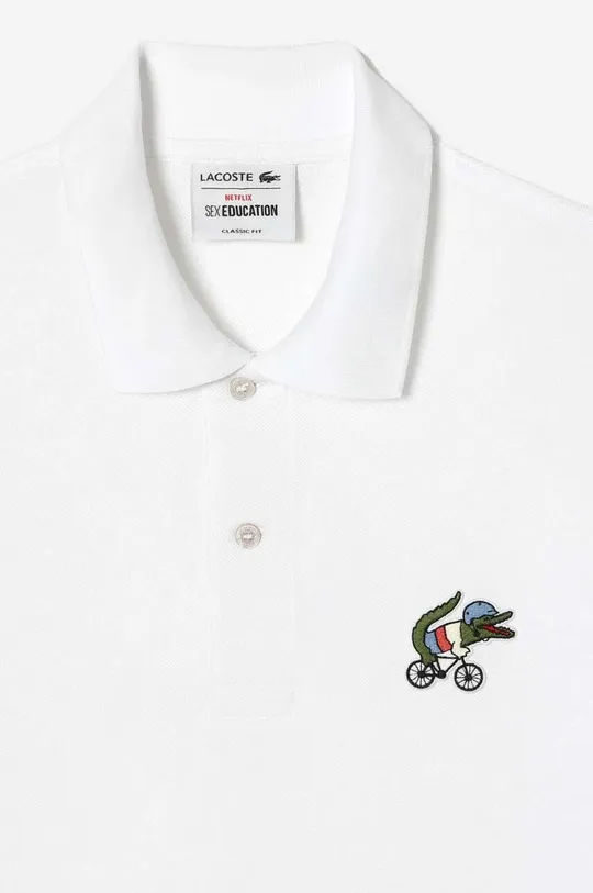 Βαμβακερό μπλουζάκι πόλο Lacoste x Netflix  100% Βαμβάκι