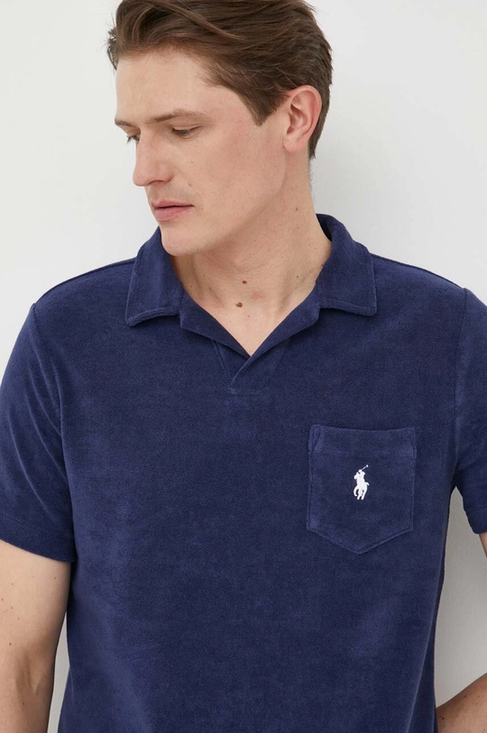 granatowy Polo Ralph Lauren polo Męski