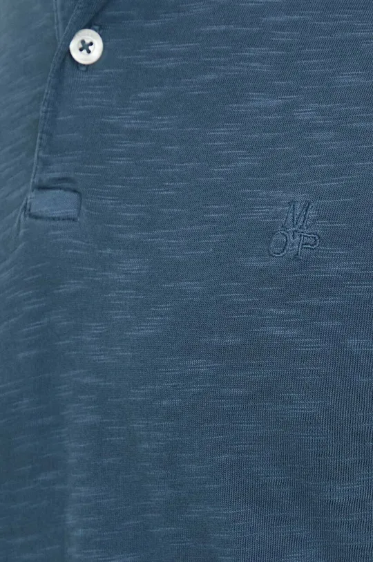 σκούρο μπλε Βαμβακερό μπλουζάκι πόλο Marc O'Polo