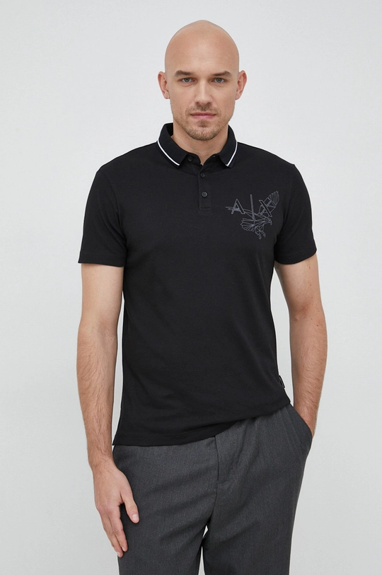 crna Polo majica Armani Exchange Muški