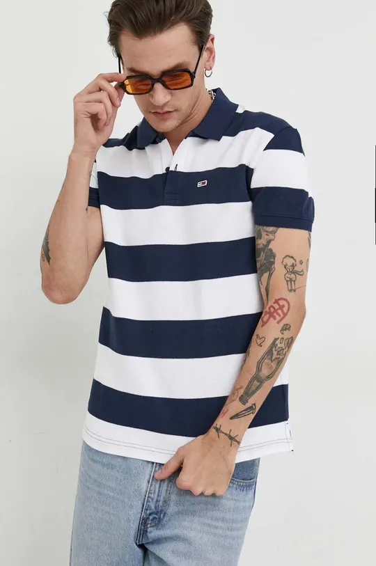 Tommy Jeans polo granatowy