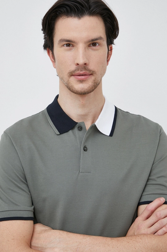 verde BOSS polo in cotone