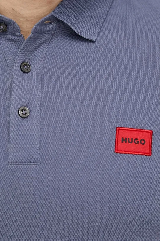plava Pamučna polo majica HUGO