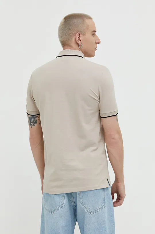 Βαμβακερό μπλουζάκι πόλο HUGO  Κύριο υλικό: 100% Βαμβάκι Πλέξη Λαστιχο: 99% Βαμβάκι, 1% Σπαντέξ