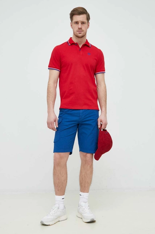 North Sails polo in cotone rosso