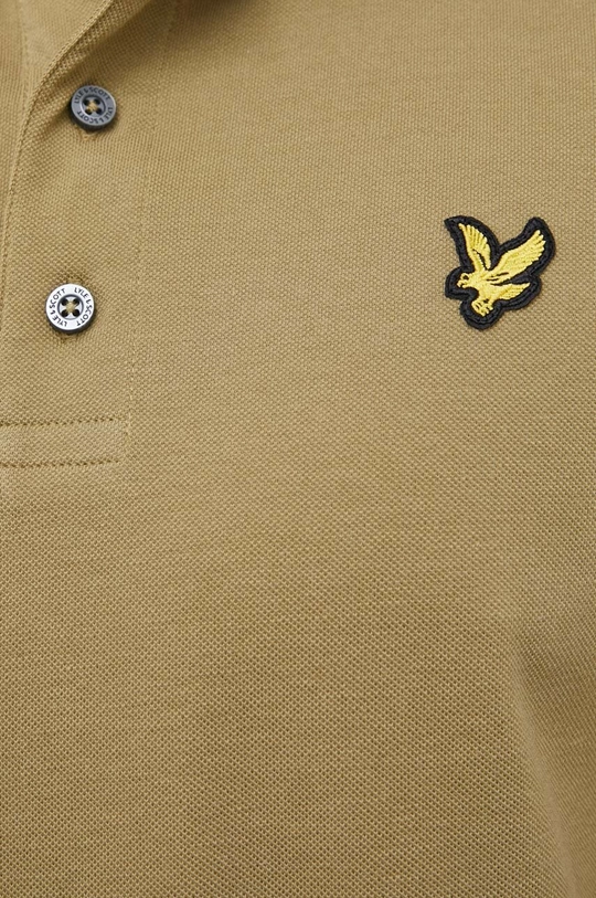 Bombažen polo Lyle & Scott Moški