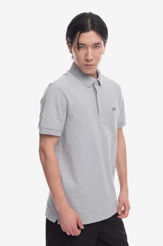 gri Lacoste tricou polo De bărbați