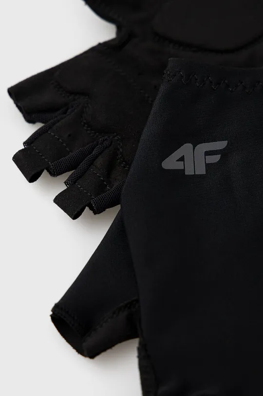 Kolesarske rokavice 4F črna