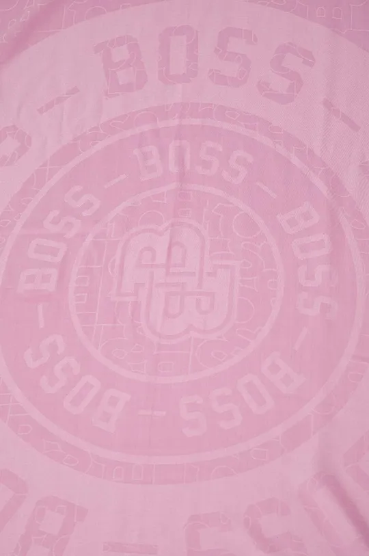 Φουλάρι με μείγμα μαλλιού BOSS ροζ