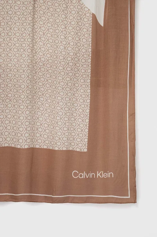 Calvin Klein chusta beżowy
